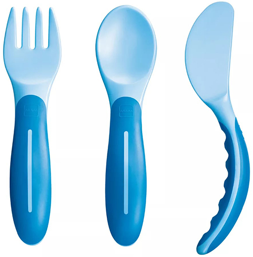MAM BABYS CUTLERY 6+ MASCHIO - Farmacia Artemisia di Montecuollo Dott. Angelo snc
