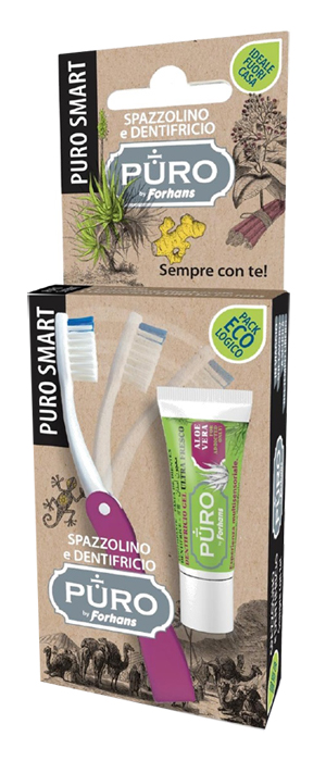 PURO SMART SPAZZOLINO + DENTIFRICIO PURO ALOE 12 ML - Farmacia Artemisia di Montecuollo Dott. Angelo snc