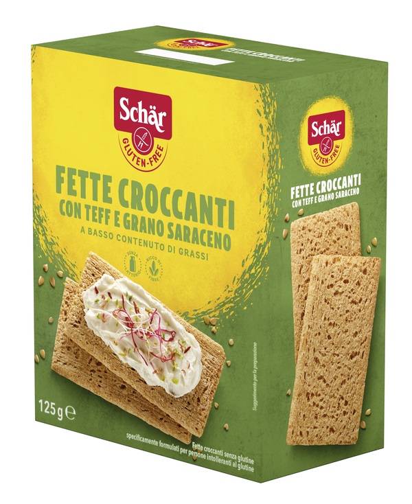 SCHAR FETTE CROCCANTI CON TEFF E GRANO SARACENO SENZA LATTOSIO 125 G - Farmacia Artemisia di Montecuollo Dott. Angelo snc