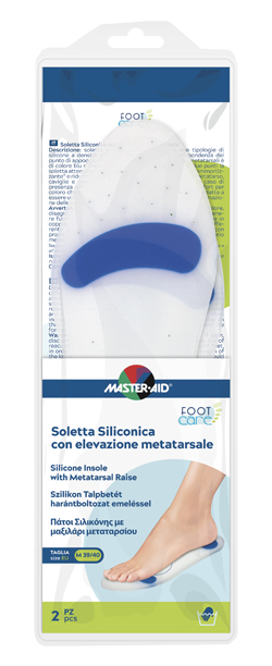 SOLETTA SILICONICA MASTER-AID FOOTCARE MEDIUM 39-40 METATARSO I5 - Farmacia Artemisia di Montecuollo Dott. Angelo snc