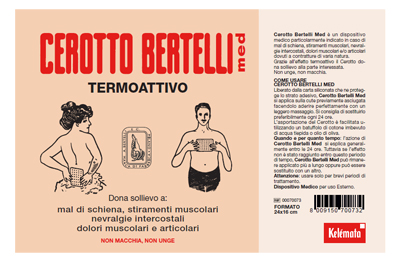 BERTELLI CEROTTO MED GRANDE 24 X 16 CM - Farmacia Artemisia di Montecuollo Dott. Angelo snc