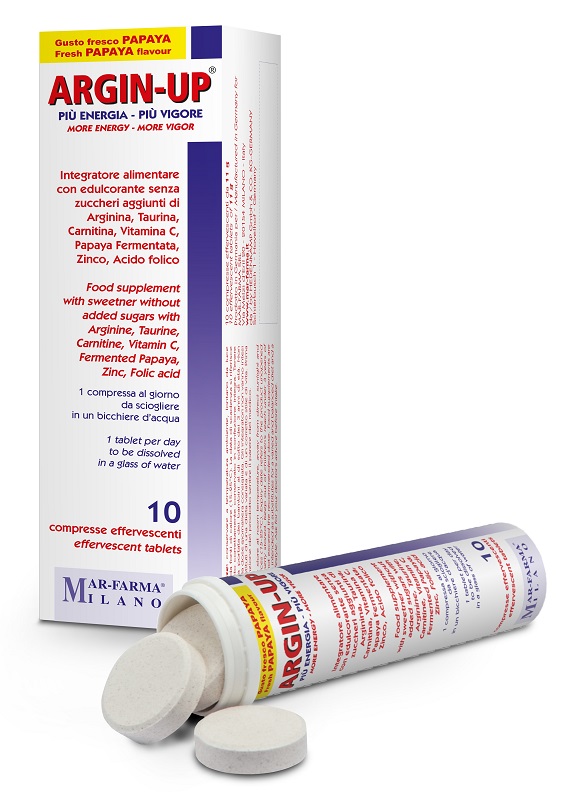 ARGIN UP 10 COMPRESSE EFFERVESCENTI - Farmacia Artemisia di Montecuollo Dott. Angelo snc
