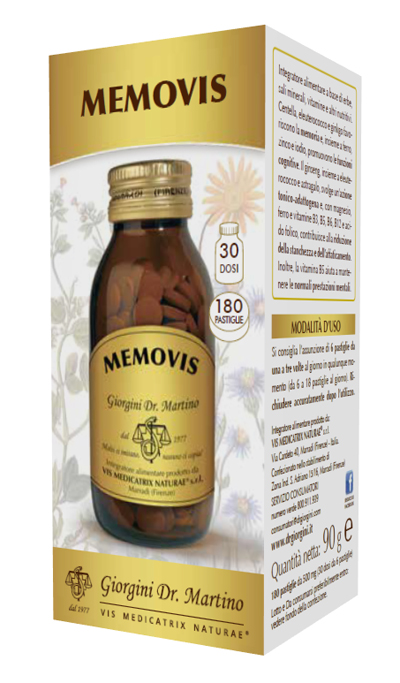MEMOVIS 180 PASTIGLIE - Farmacia Artemisia di Montecuollo Dott. Angelo snc