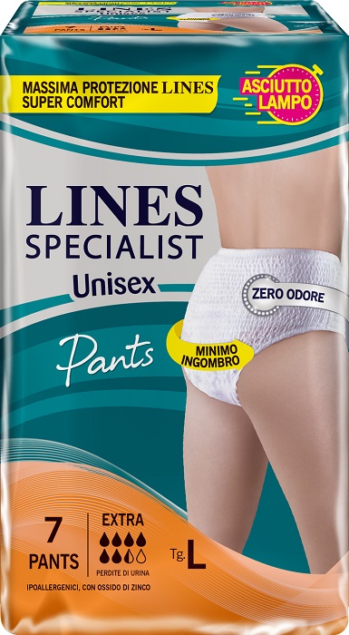 LINES SPECIALIST PANTS UNISEX EXTRA L 7 PEZZI - Farmacia Artemisia di Montecuollo Dott. Angelo snc