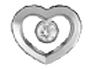 ORECCHINI HEART SOLITAIRE SWAROVSKI 9 MM - Farmacia Artemisia di Montecuollo Dott. Angelo snc