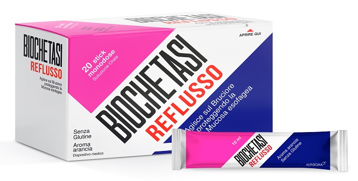 BIOCHETASI REFLUSSO 20 STICK AROMA ARANCIA - Farmacia Artemisia di Montecuollo Dott. Angelo snc