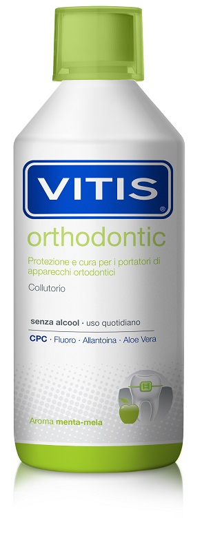 VITIS ORTHODONTIC COLLUTORIO 500 ML GE-IT - Farmacia Artemisia di Montecuollo Dott. Angelo snc