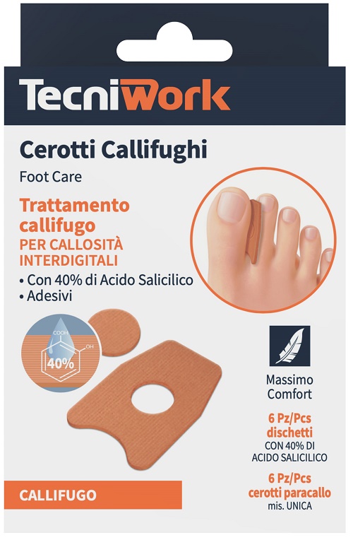 CEROTTO CALLIFUGO INTERDIGITALE 6 PEZZI + 6 DISCHETTI - Farmacia Artemisia di Montecuollo Dott. Angelo snc
