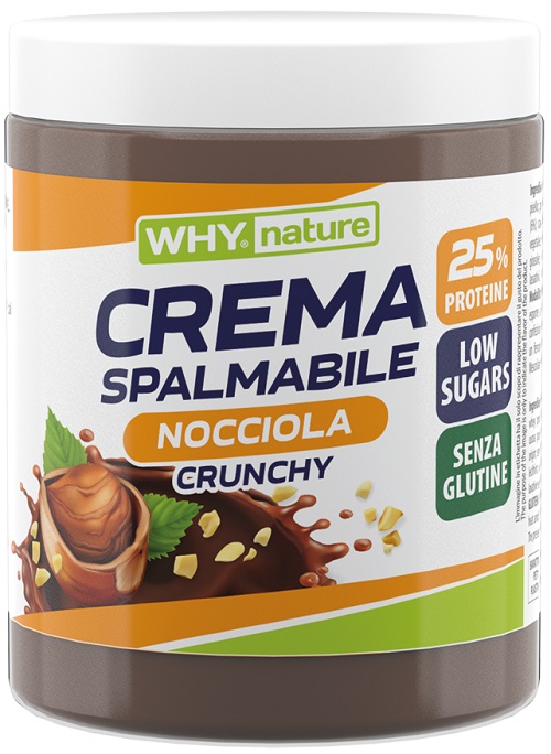 WHYNATURE CREMA SPALMABILE NOCCIOLA CRUNCHY 300 G - Farmacia Artemisia di Montecuollo Dott. Angelo snc