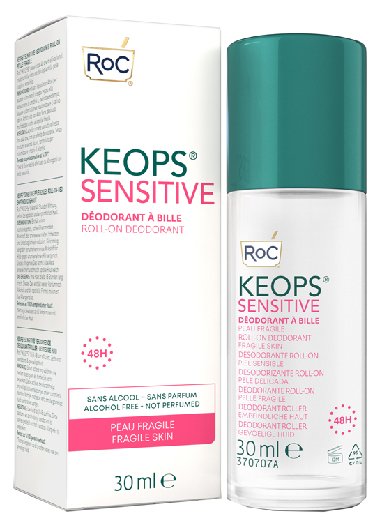 ROC KEOPS DEODORANTE ROLL-ON 48H SENSITIVE 30 ML - Farmacia Artemisia di Montecuollo Dott. Angelo snc