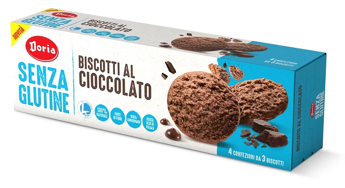 DORIA BISCOTTI CIOCCOLATO 4X37,5 G - Farmacia Artemisia di Montecuollo Dott. Angelo snc