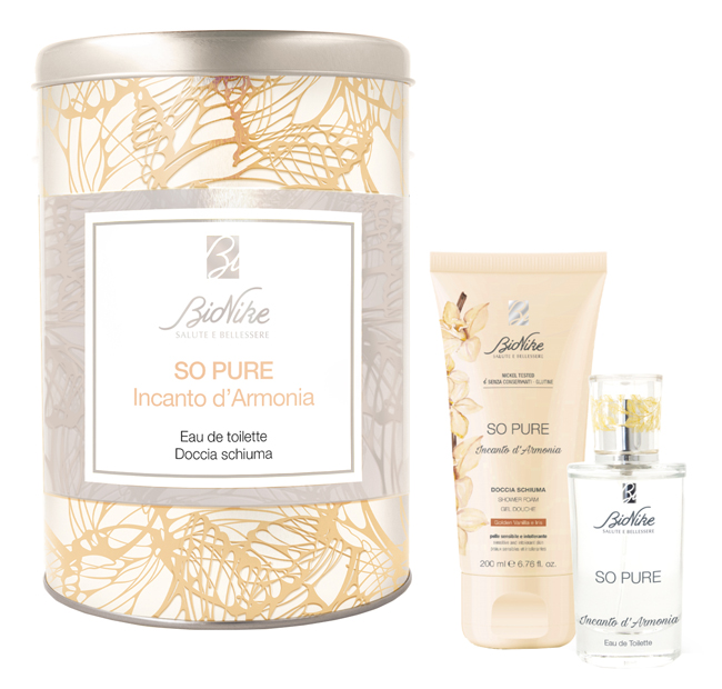 SO PURE INCANTO D'ARMONIA KIT NATALE 2021 EAU DE TOILETTE 50 ML + DOCCIA SCHIUMA 200 ML - Farmacia Artemisia di Montecuollo Dott. Angelo snc