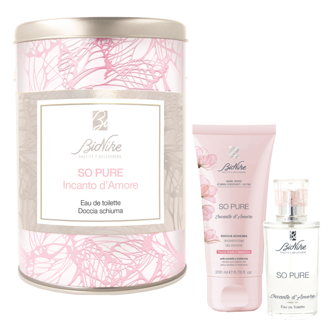 SO PURE INCANTO D'AMORE KIT NATALE 2021 EAU DE TOILETTE 50 ML + DOCCIA SCHIUMA 200 ML - Farmacia Artemisia di Montecuollo Dott. Angelo snc