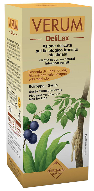 VERUM DELILAX SCIROPPO 216 G - Farmacia Artemisia di Montecuollo Dott. Angelo snc