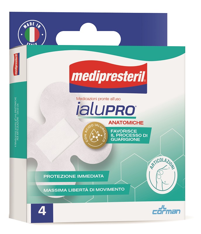 MEDIPRESTERIL IALUPRO ARTICOLAZIONI 10X10 CM 4 PEZZI - Farmacia Artemisia di Montecuollo Dott. Angelo snc