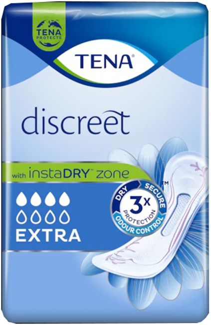 ASSORBENTE INCONTINENZA LEGGERA TENA DISCREET EXTRA 10 PEZZI - Farmacia Artemisia di Montecuollo Dott. Angelo snc