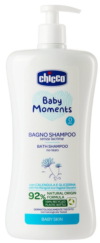 CHICCO BABY MOMENTS BAGNO SHAMPOO DELICATE 750 ML - Farmacia Artemisia di Montecuollo Dott. Angelo snc