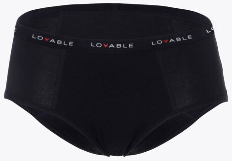 LOVABLE PERIOD PANTIES CULOTTE FLUSSO ABBONDANTE NERO SMALL - Farmacia Artemisia di Montecuollo Dott. Angelo snc