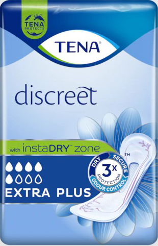 ASSORBENTE INCONTINENZA LEGGERA TENA DISCREET EXTRA PLUS 16 PEZZI - Farmacia Artemisia di Montecuollo Dott. Angelo snc