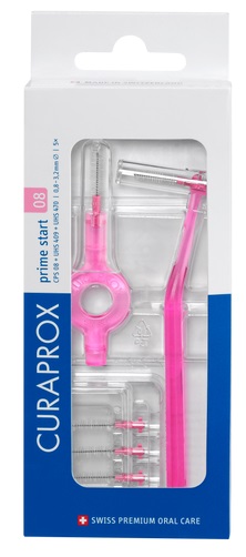 CURAPROX CPS 08 SCOVOLINO PRIME START 08 PINK 5 PEZZI - Farmacia Artemisia di Montecuollo Dott. Angelo snc