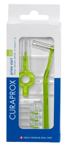 CURAPROX CPS 011 SCOVOLINO PRIME START 011 LIME GREEN 5 PEZZI - Farmacia Artemisia di Montecuollo Dott. Angelo snc