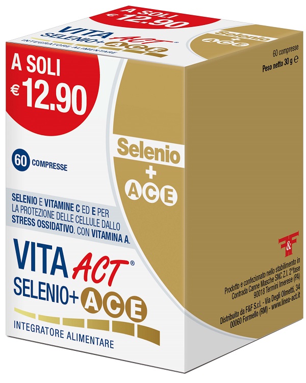 VITA ACT SELENIO+ACE 60 COMPRESSE - Farmacia Artemisia di Montecuollo Dott. Angelo snc