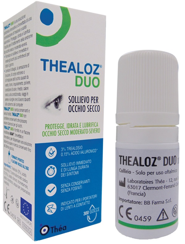 SOLUZIONE OCULARE THEALOZ DUO 10 ML - Farmacia Artemisia di Montecuollo Dott. Angelo snc