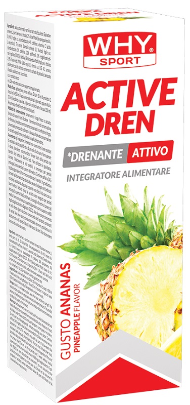 WHYSPORT ACTIVE DREN ANANAS 500 ML - Farmacia Artemisia di Montecuollo Dott. Angelo snc
