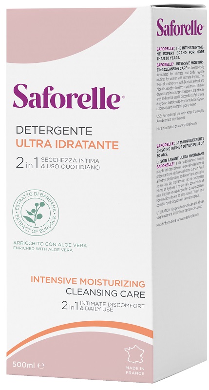SAFORELLE DETERGENTE ULTRA IDRATANTE 500 ML - Farmacia Artemisia di Montecuollo Dott. Angelo snc