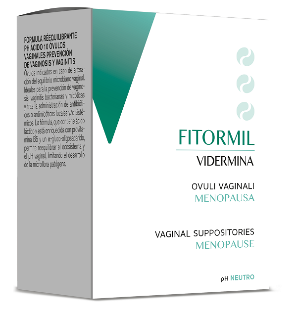 FITORMIL VIDERMINA 10 OVULI VAGINALI MENOPAUSA - Farmacia Artemisia di Montecuollo Dott. Angelo snc