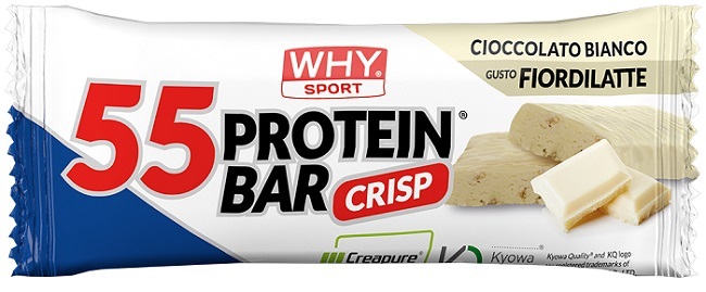 WHYSPORT 55 PROTEIN BAR CIOCCOLATO BIANCO FIORDILATTE 55 G - Farmacia Artemisia di Montecuollo Dott. Angelo snc