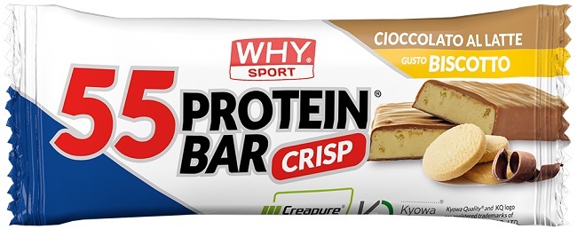 WHYSPORT 55 PROTEIN BAR CIOCCOLATO AL LATTE BISCOTTO 55 G - Farmacia Artemisia di Montecuollo Dott. Angelo snc