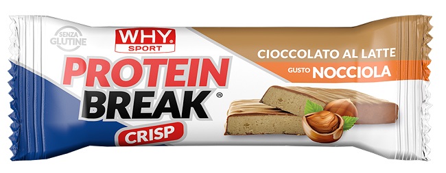WHYSPORT PROTEIN BREAK CIOCCOLATO AL LATTE NOCCIOLA 30 G - Farmacia Artemisia di Montecuollo Dott. Angelo snc