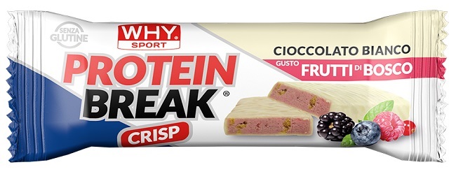 WHYSPORT PROTEIN BREAK CIOCCOLATO BIANCO FRUTTI DI BOSCO 30 G - Farmacia Artemisia di Montecuollo Dott. Angelo snc