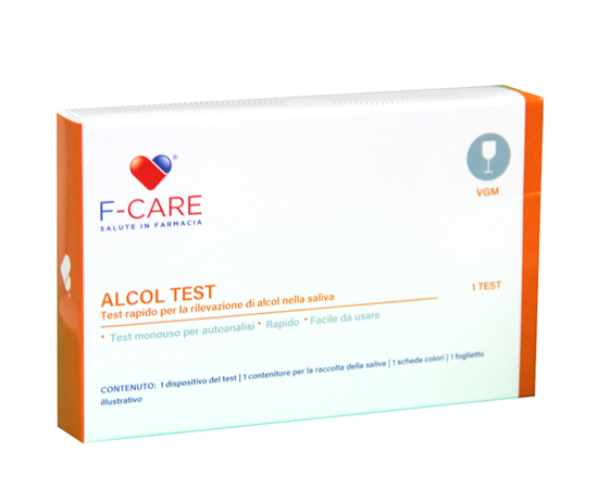 F CARE ALCOHOL TEST RAPIDO DIPSTICK - Farmacia Artemisia di Montecuollo Dott. Angelo snc