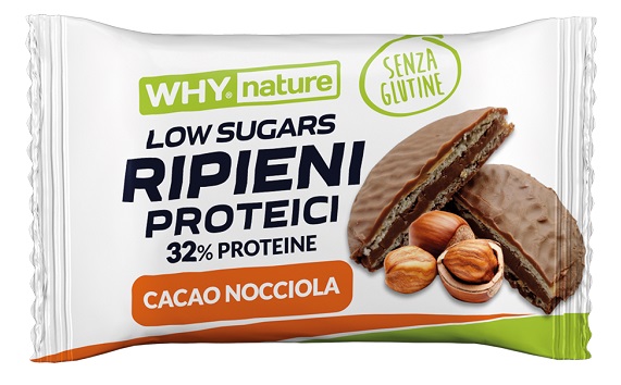 WHYNATURE RIPIENI PROTEICI CACAO NOCCIOLA 17 G - Farmacia Artemisia di Montecuollo Dott. Angelo snc
