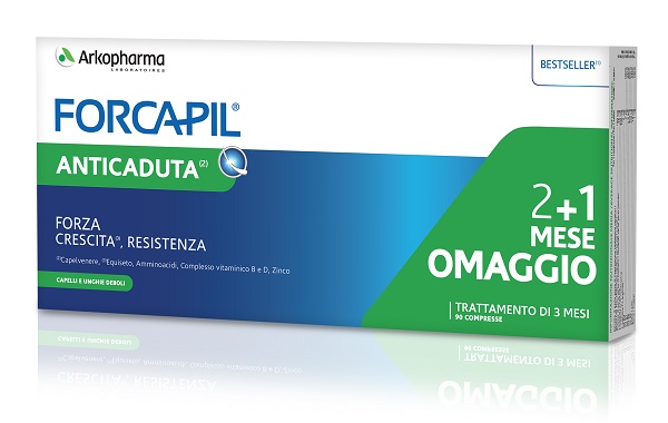 FORCAPIL ANTICADUTA 90CPR 2+1 MESE IN OMAGGIO - Farmacia Artemisia di Montecuollo Dott. Angelo snc