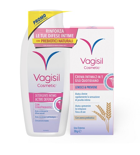 VAGISIL DUO DEFENSE CREMA INTIMA 2 IN 1 30 G + DETERGENTE INTIMO 250 ML OMAGGIO - Farmacia Artemisia di Montecuollo Dott. Angelo snc