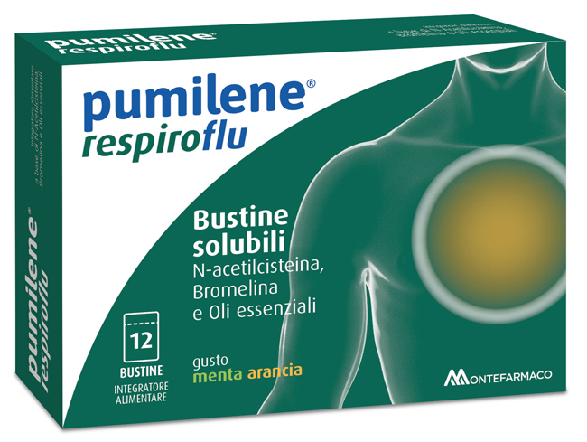 PUMILENE RESPIROFLU 12 BUSTINE - Farmacia Artemisia di Montecuollo Dott. Angelo snc