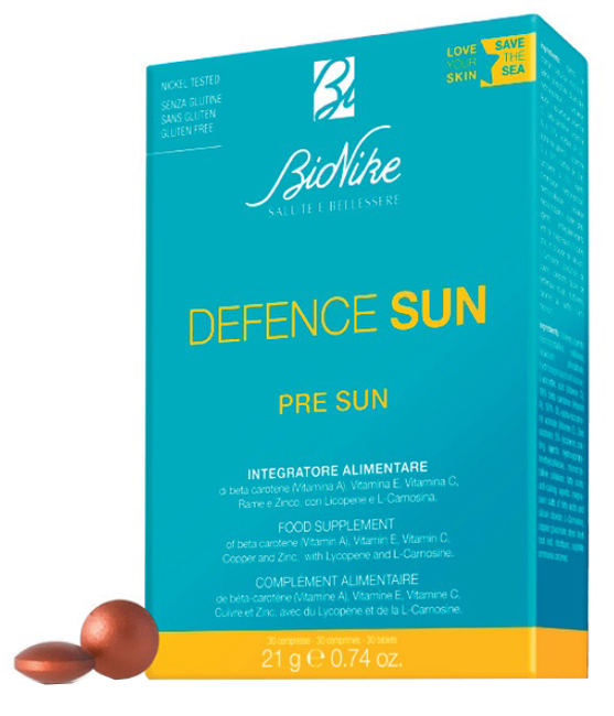 DEFENCE SUN PRE SUN 30 COMPRESSE - Farmacia Artemisia di Montecuollo Dott. Angelo snc