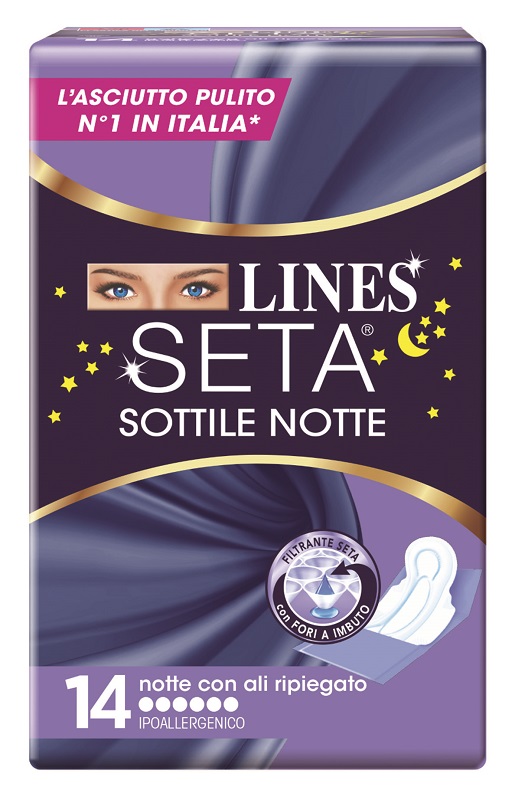 LINES SETA SOTTILE NOTTE CON ALI 14 PEZZI - Farmacia Artemisia di Montecuollo Dott. Angelo snc