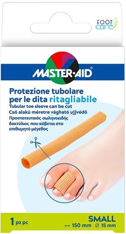 PROTEZIONE TUBOLARE MASTER-AID FOOTCARE RITAGLIABILE 15 CM 15 MM SMALL C6 - Farmacia Artemisia di Montecuollo Dott. Angelo snc