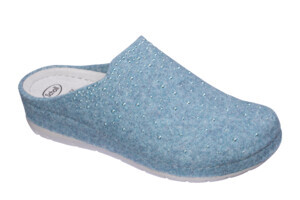 CALZATURA INVERNESS FELT+STRASS WOMAN LIGHT BLUE 36 - Farmacia Artemisia di Montecuollo Dott. Angelo snc