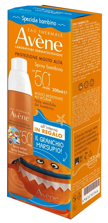 EAU THERMALE AVENE SOLARI KIT SPRAY BAMBINO SPF50+ 200 ML CON GADGET 2022 - Farmacia Artemisia di Montecuollo Dott. Angelo snc