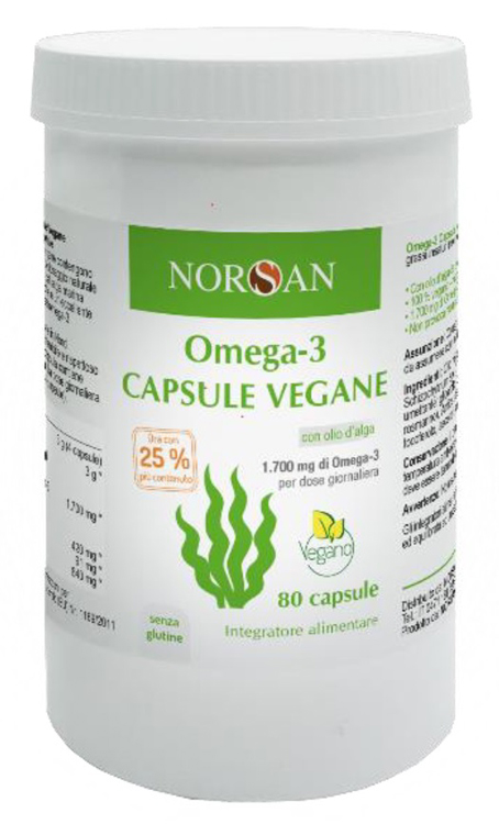 NORSAN OMEGA 3 VEGANO 80 CAPSULE - Farmacia Artemisia di Montecuollo Dott. Angelo snc