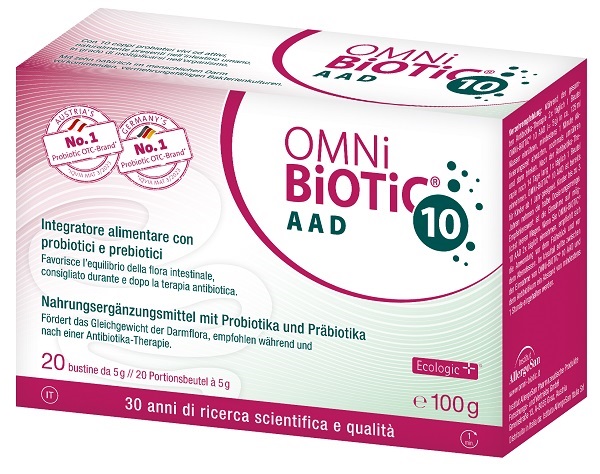 OMNI BIOTIC 10 AAD 20 BUSTINE DA 5 G - Farmacia Artemisia di Montecuollo Dott. Angelo snc