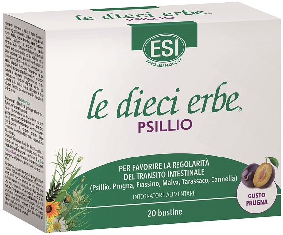 ESI LE DIECI ERBE PSILLIO 20 BUSTINE 5,6 G - Farmacia Artemisia di Montecuollo Dott. Angelo snc
