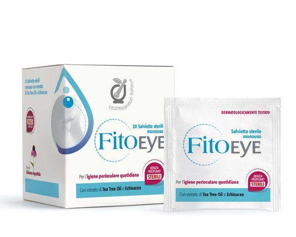 FITOPREPARATORI ITALIANI FITOEYE SALVIETTE STERILI 20 PEZZI - Farmacia Artemisia di Montecuollo Dott. Angelo snc
