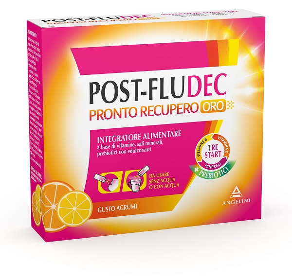 POSTFLUDEC AGRUMI PRONTO RECUPERO ORO 12 BUSTINE - Farmacia Artemisia di Montecuollo Dott. Angelo snc
