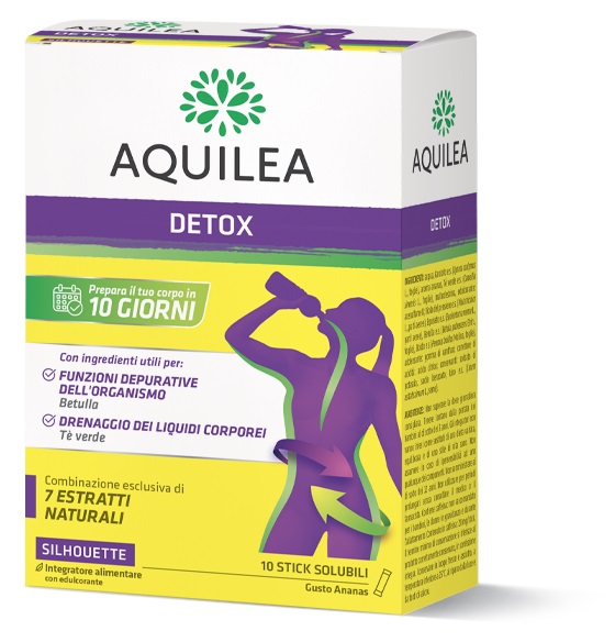 AQUILEA DETOX 10 STICK DA 15 ML - Farmacia Artemisia di Montecuollo Dott. Angelo snc